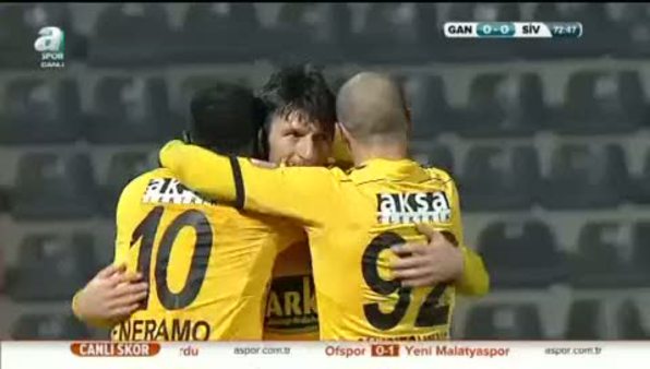 Gaziantepspor: 0 - Sivasspor: 1