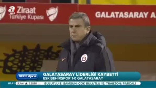 Eskişehirspor: 1- Galatasaray: 0 (Özet)