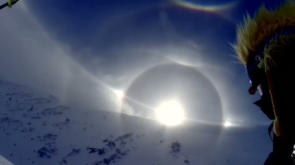 'Yalancı Güneş' böyle görüntülendi