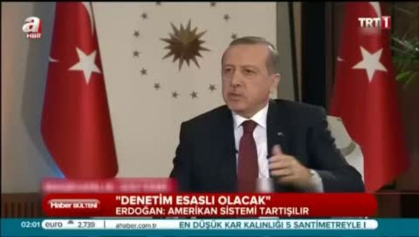 Erdoğan: Amerikan sistemi tartışılır
