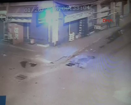 Zonguldak'ta büfe hırsızlığı böyle görüntülendi