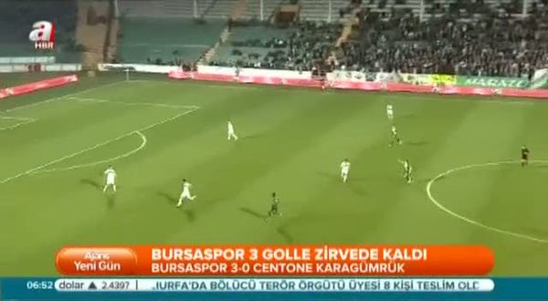 Bursaspor: 3 - Fatih Karagümrük: 0 (Özet)