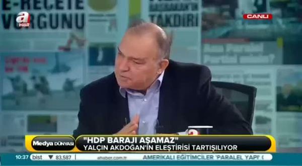 Avni Özgürel: HDP'nin barajı aşacağını düşünmüyorum
