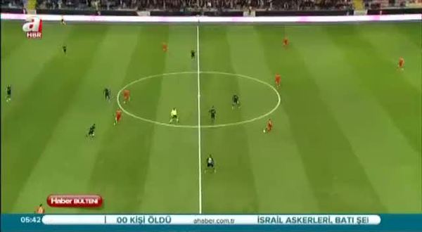 Kayserispor: 1 - Beşiktaş: 0 (Özet)