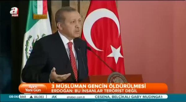 Erdoğan: ABD'den açıklama olmaması manidar