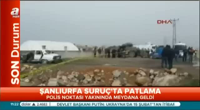 Şanlıurfa Suruç'ta patlama ilk görüntüler