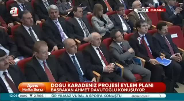Davutoğlu'ndan Karadeniz'e müthiş projeler