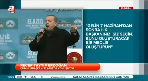 Erdoğan: Özgürlüğün yeri parlamentodur