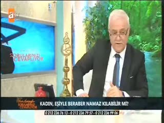 Kadın eşiyle beraber namaz kılabilir mi?