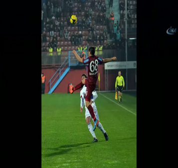 Trabzonspor - Kardemir Karabükspor maçından kareler