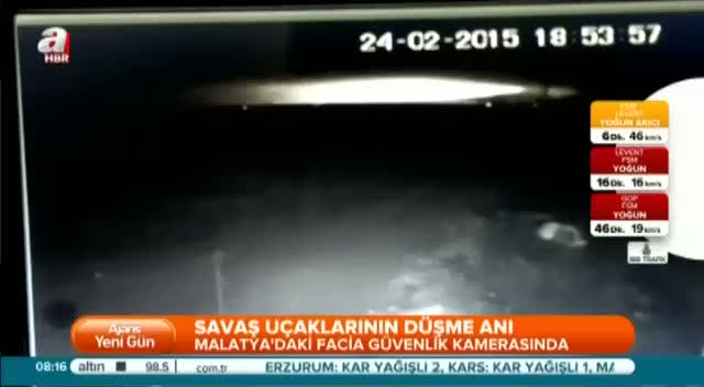 Malatya'da düşen uçakların görüntüleri ortaya çıktı