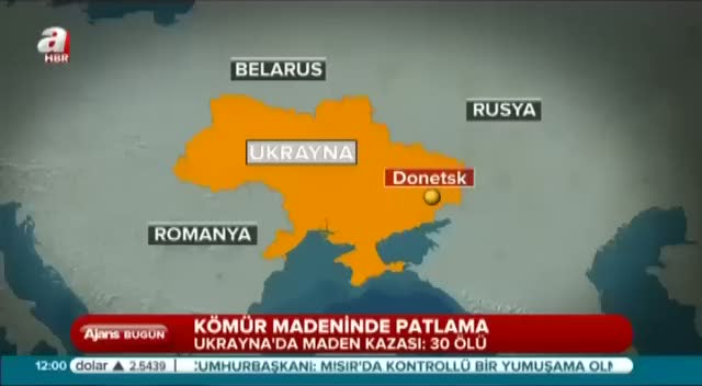 Ukrayna'da maden patlaması