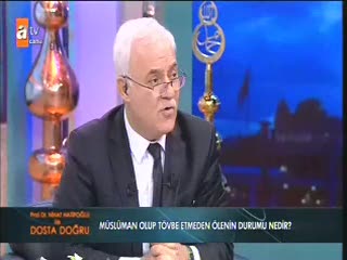 Tövbe etmeden ölenin durumu nedir?