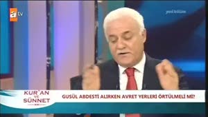 Çıplak gusül abdesti alınır mı?