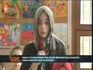 Sabah Namazı servis saatine denk geliyor