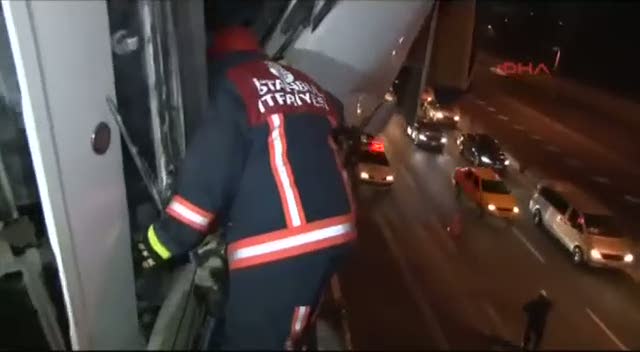 Üsküdar'da faciadan dönüldü