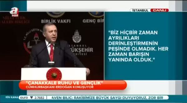 Erdoğan: Eğer dürüstseniz çıkarın belgeleri