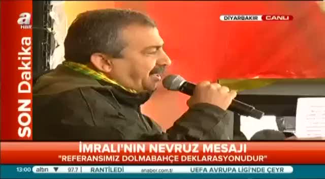 Öcalan'ın mektubu okundu