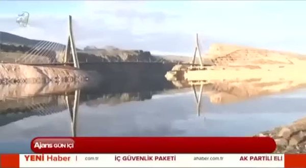 Türkiye'nin üçüncü en büyük asma köprüsü Nissibi