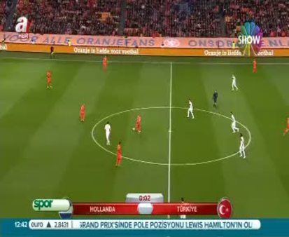 Hollanda: 1 - Türkiye: 1 (Özet)