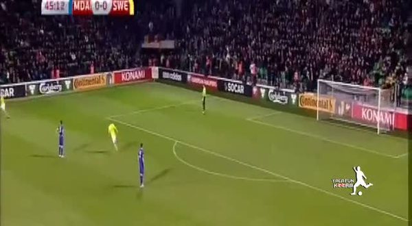 İbrahimovic'ten Moldova'ya ilginç gol