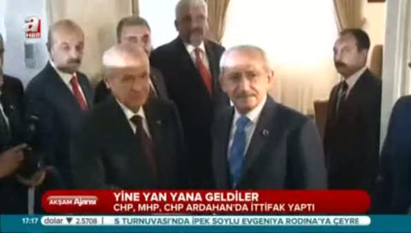 CHP MHP ve HDP yine yan yana