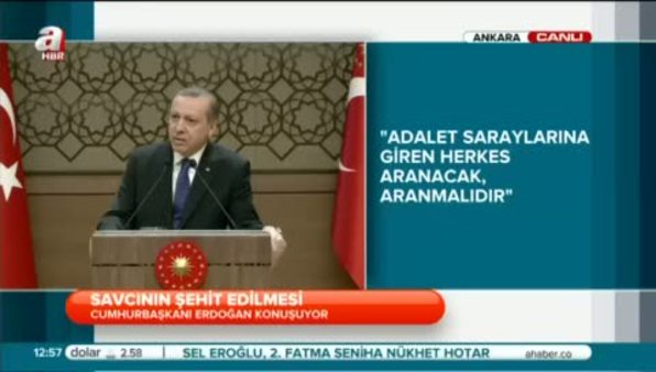 Erdoğan: Savcımızın şehit edilmesine ortak oldular