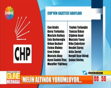 Melih Altınok CHP'nin gazeteci adayları hakkında konuştu