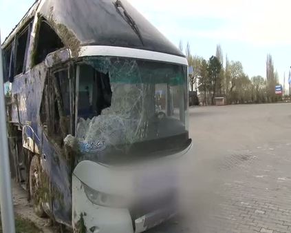 Eskişehir'deki otobüs kazasında 21 kişi yaralandı
