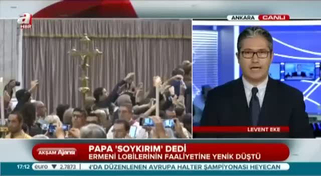 Ankara'dan Papa'nın 1915 olaylarıyla ilgili açıklamasına tepki