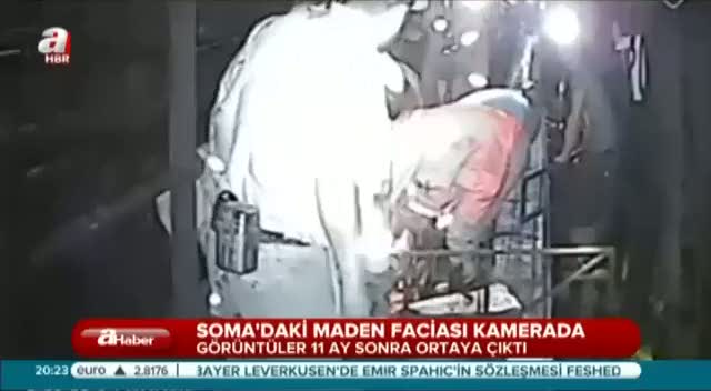 Soma'daki maden faciası kamerada!