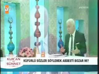 Küfürlü sözler abdesti bozar mı?