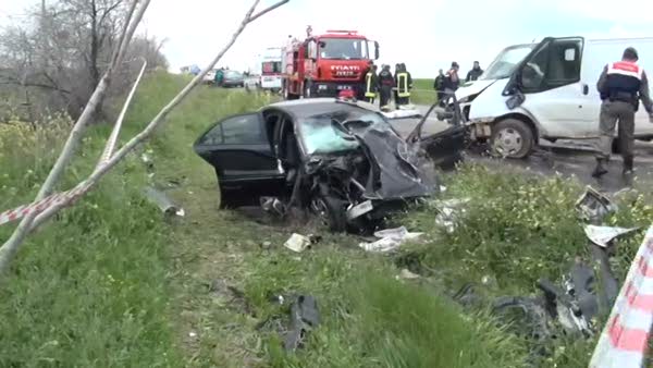 Çankırı’da trafik kazası 2 kişi öldü, 2 kişide ağır yaralandı
