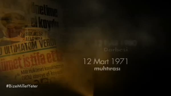 Başbakan Davutoğlu’ndan 27 Nisan E-Muhtırasının yıldönümünde anlamlı video