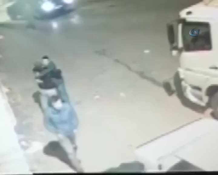 İki kişinin vurulma anları güvenlik kamerasında