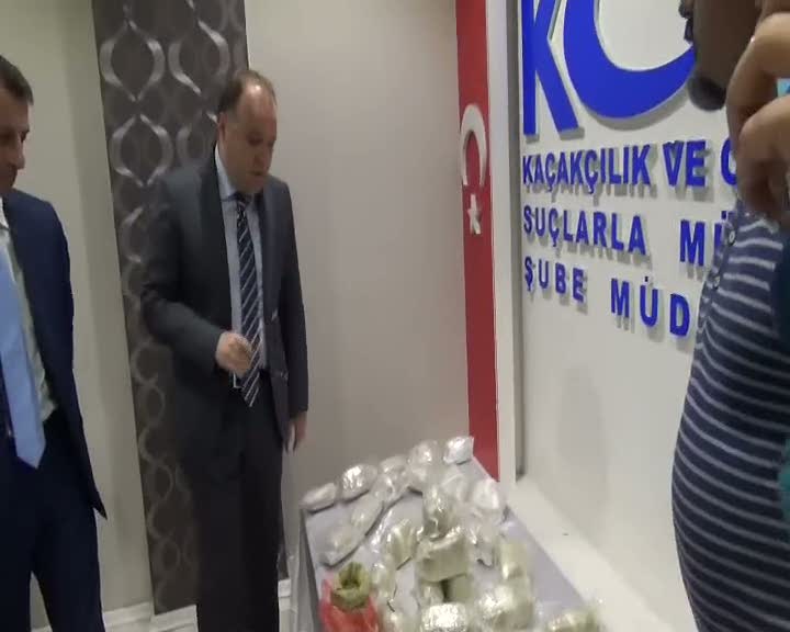 20 Kilogram uyuşturucu ele geçirildi
