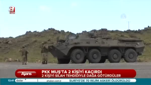 PKK Muş'ta 2 kişiyi kaçırdı