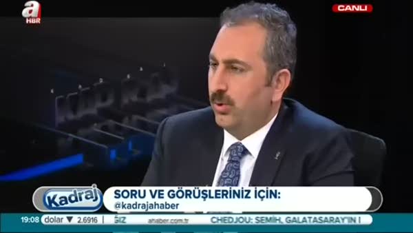 Abdülhamit Gül '' Demirtaş projesini üst akıl yürütüyor ''