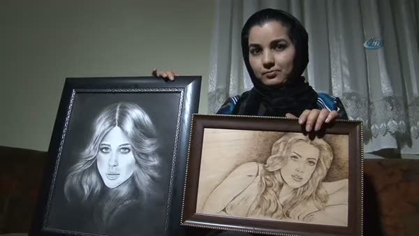 Taliban'dan kaçan ressam kız Türkiye'ye sığındı