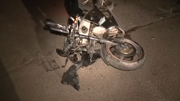 Baba kızı motosiklet kazası ayırdı