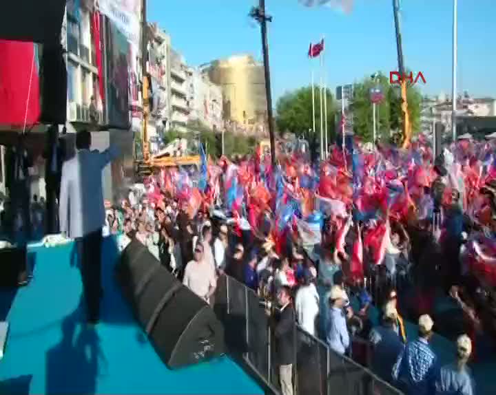 Başbakan Davutoğlu Aydın mitinginde konuştu