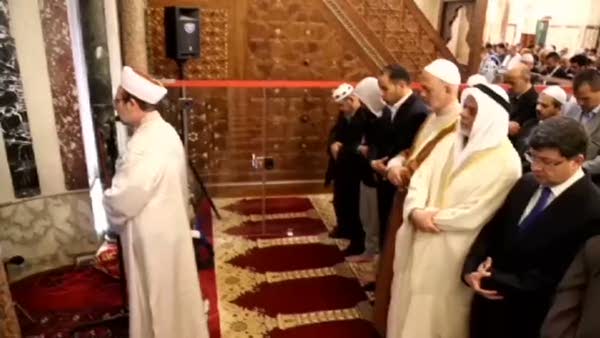 Mehmet Görmez Mescid-i Aksa'da namaz kıldırdı