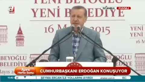 Cumhurbaşkanı Erdoğan ''Milletim sandıkları patlatırcasına...''