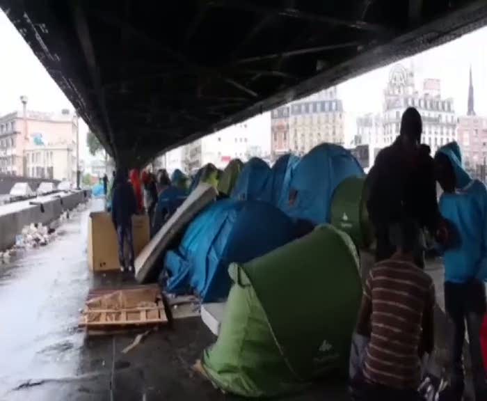 Paris'in merkezinde