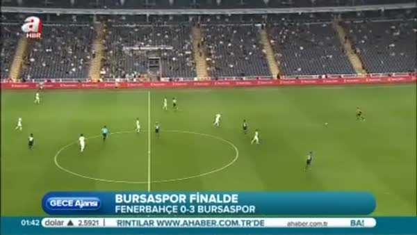 Fenerbahçe 0- Bursaspor 3 (Özet)