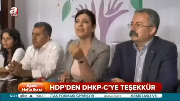 HDP DHKP-C bombacısına teşekkür etti