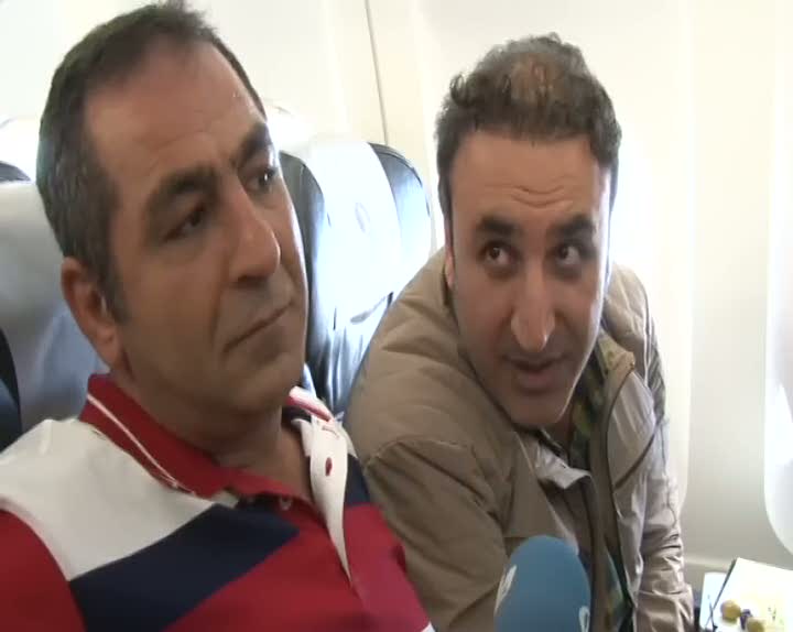 Hakkari uçağında halay