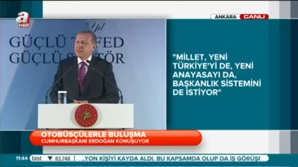 Erdoğan Demirtaş'a cevap verdi