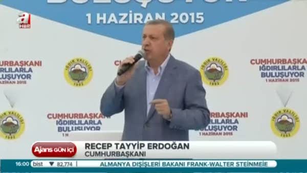 Erdoğan: Eğer haysiyetin varsa...