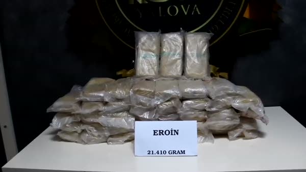 21 kilo uyuşturucu madde ele geçirildi
